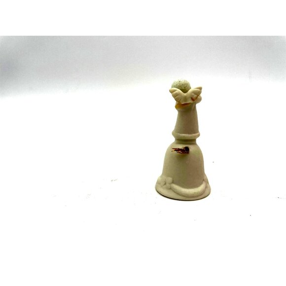 Vintage Angel Bell Figurine With Bowed Base & Angelic Design - Picture 2 of 4